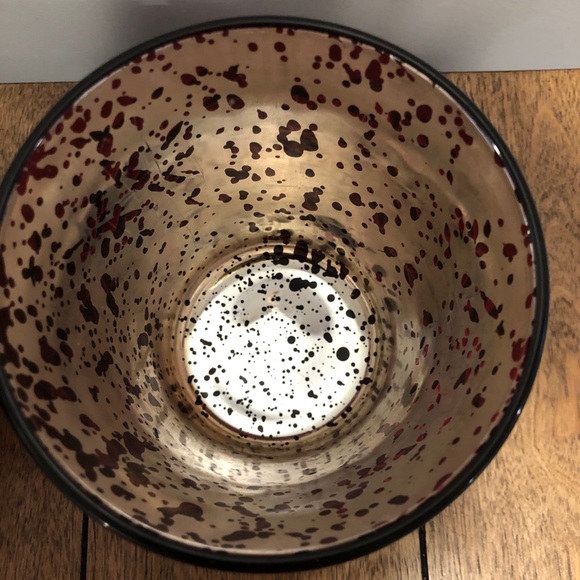 Burgundy Mercury Glass Candle Holder - Picture 2 of 2